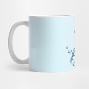 Blue Bubble Shark Mug